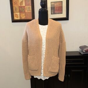 American Eagle Outfitters Women's Beige Cardigan